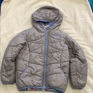 Girls North Face reversible jacket